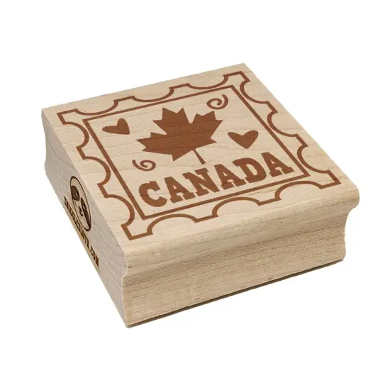 Canada Passport Travel Square Rubber Stamp for Stamping Crafting {7}