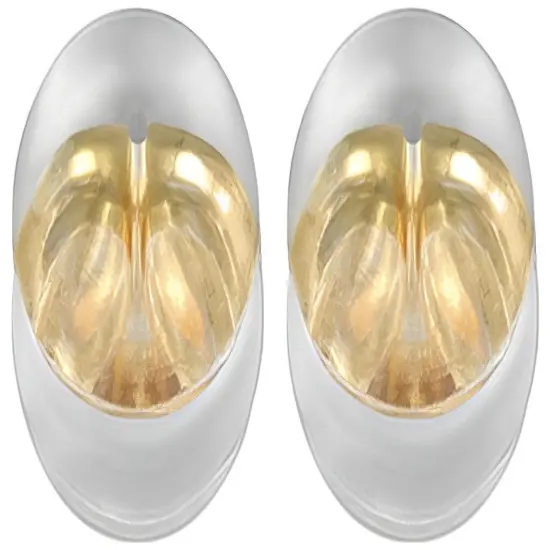 2 14K Yellow Gold Friction Ear Nut with Silicone Cushion 5.0mm Wide x 4.2mm High {1}
