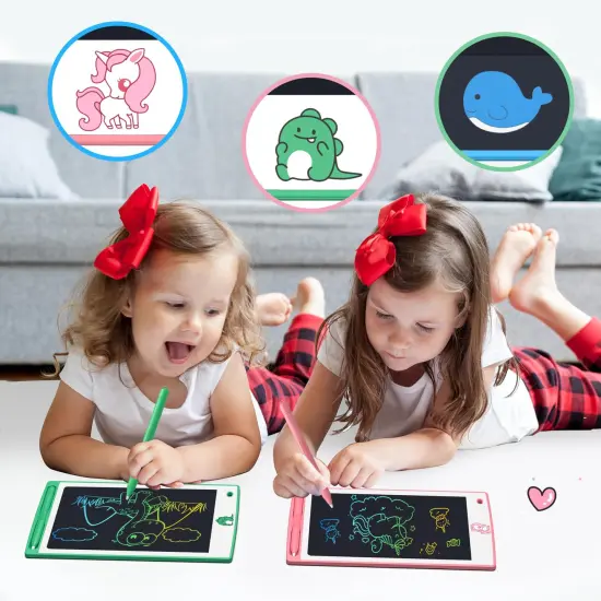 3 PCS in 1 PackToys LCD Writing Tablet Toddler,Toys for Boys Girls 3 4 5 6 7 8year, Drawing Pad Toy Easter Basket Stuffers for Kids,Drawing Tablet Doodle Board Cute Dinosaur Unicorn 8.8 Inch {6}