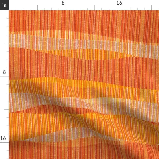 Various Fabrics by the Yard or Fat Quarter Mid Century Modern Retro Atomic 1950S 1960S Red Orange Custom Printed Fabric by Spoonflower {2}