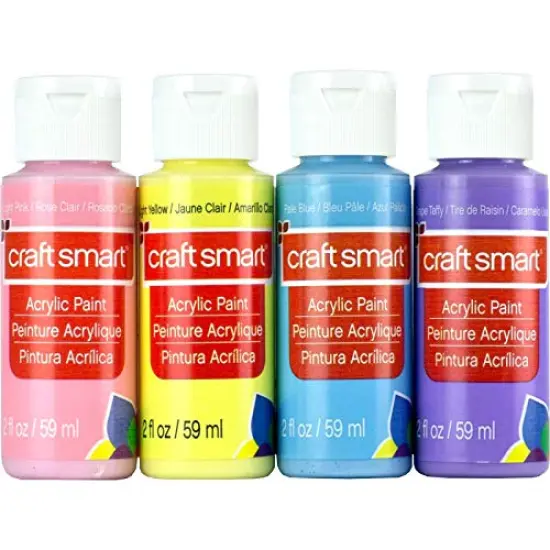 Craftsmart Acrylic paint pastel 4 pack {1}
