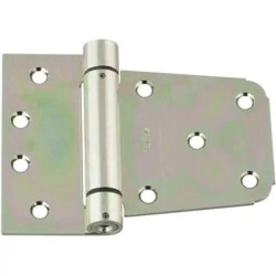 278 Heavy-Duty Auto Close 3 1/2&rdquo; Gate Hinge Set Black {2}