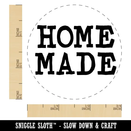 Home Made Fun Text Chicken Egg Rubber Stamp {1}