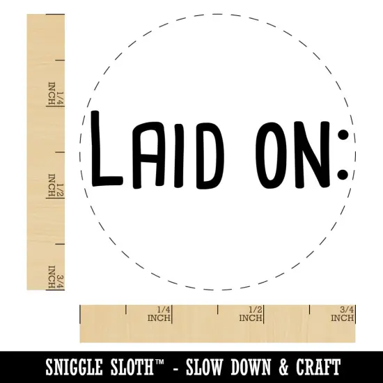 Laid On Fill In Chicken Egg Rubber Stamp {1}