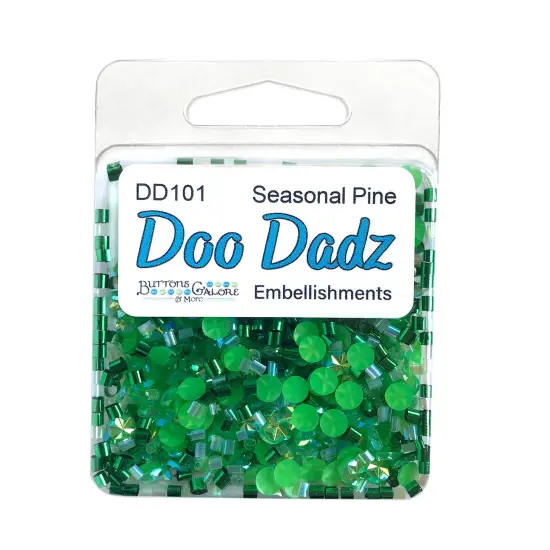 DooDadz Collection of Colorful Craft Embellishments from Buttons Galore & More Seasonal pine {1}