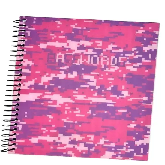 Small password keeper book with alphabetical tabs RE-FOCUS THE CREATIVE OFFICE Pink camouflage {1}