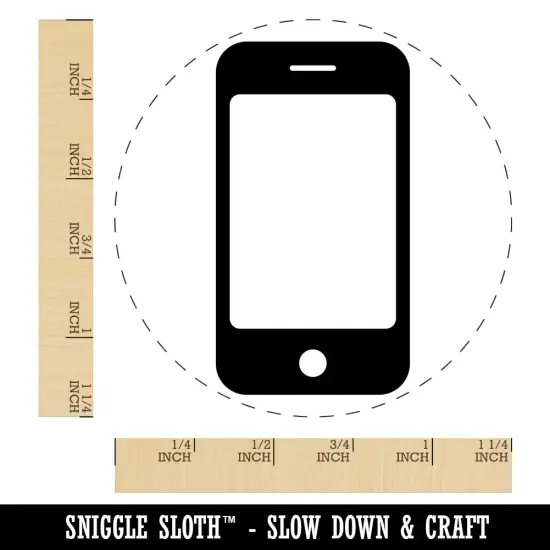 Mobile Tablet Phone Rubber Stamp for Stamping Crafting Planners {1}
