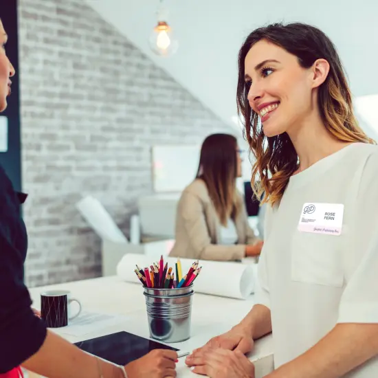 Avery Flexible Printable Name Tags, 2-1/3" x 3-3/8", Matte White, 400 Removable Name Badges for Laser and Inkjet Printers (5395) {5}