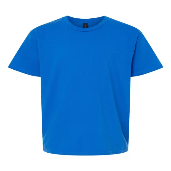 Gildan&reg; Youth Crewneck Short Sleeve Sofystyle T-shirt - 64000B Royal {2}
