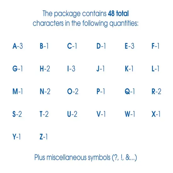 Creative Start Vinyl Self-Adhesive Letters, 6", Helvetica Font, White, 48 count {2}