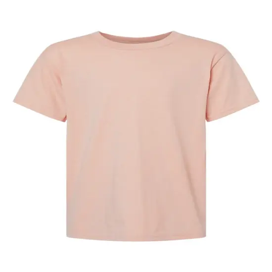 Gildan&reg; Softstyle Youth CVC Crewneck Short Sleeve T-Shirt Dusty rose {1}