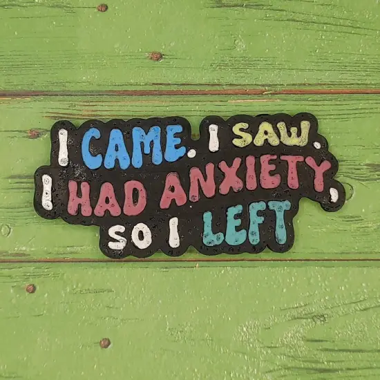 I came, I saw, I had anxiety, so I left Silicone Freshie Mold {2}