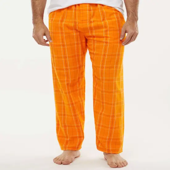 Boxercraft&reg; Harley Flannel Pants Ornge field day plid {1}