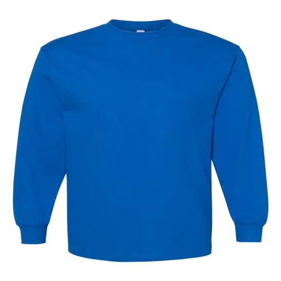 American Apparel&reg; Fine Jersey Crewneck Long Sleeve Tee Royal blue {1}
