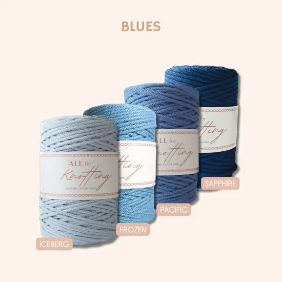 5mm Braided Cords for Macrame, approx 390ft/130yds - All for Knotting Frozen {1}