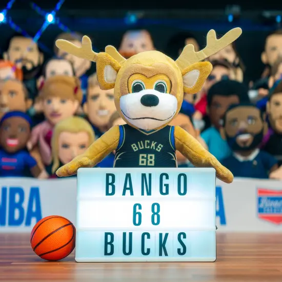 Bleacher Creatures Milwaukee Bucks Bango 10" Mascot Plush Figure (Statement Uniform) {2}