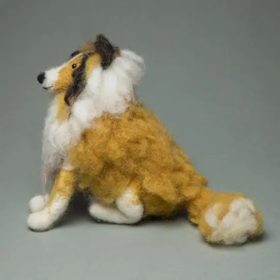 Felting kit Border Collie {3}