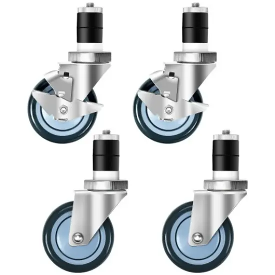 Set of 4 Swivel Caster Wheel with Brake {3}