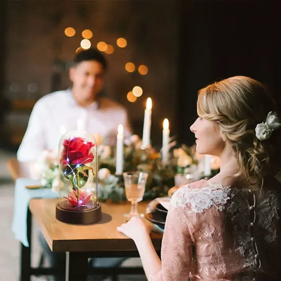 Preserved Artificial Rose Valentine's Day Gifts for Her {5}