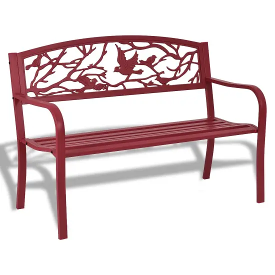 Patio Garden Bench Park Yard Outdoor Furniture {1}