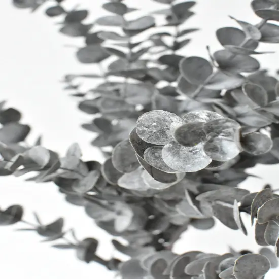 27" Faux Dark Gray Eucalyptus Bundle {3}