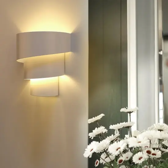 2 Pack LED Wall Light Modern Up Down Sconce Lighting Fixture Lamp Indoor/Outdoor {3}