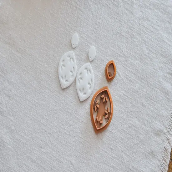 Abstract Egg Shape Polymer Clay Cutter Set by Hello Cutters {3}