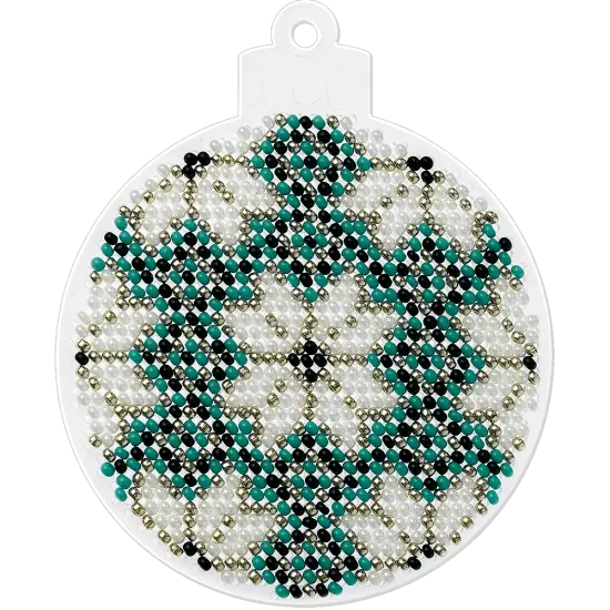 Bead embroidery kit on a plastic base {2}