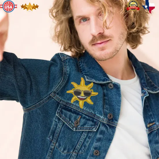 Enhance Your Style with Emoji Patches for Clothes|Customs, Patchwork or gift and personalize patch for clothes | Fun and Expressive Embroidered Designs | RADYAN&reg; {7}