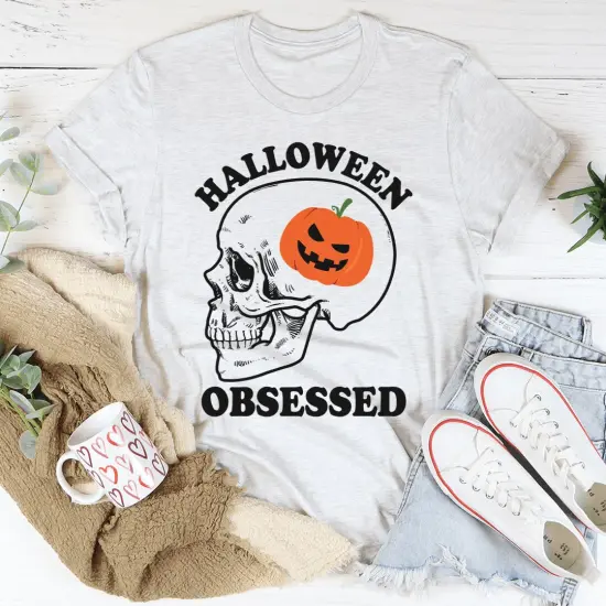 Women's Halloween Obsessed T-Shirt {3}