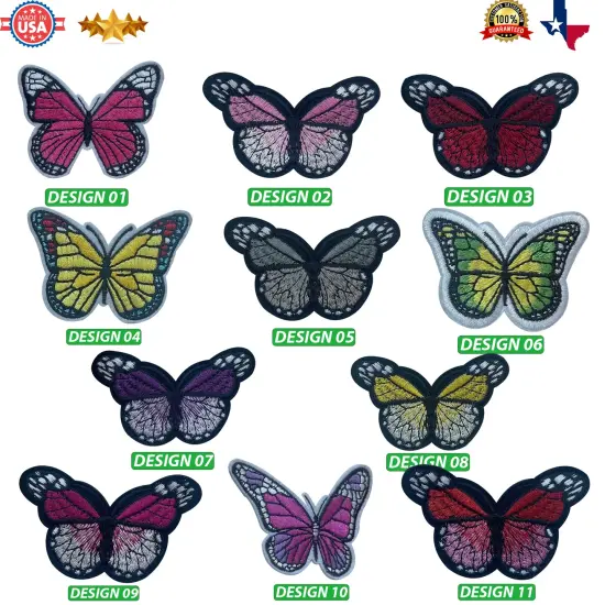 Transform Your Style with Grace and Elegance Butterfly Patches | RADYAN&reg; {2}