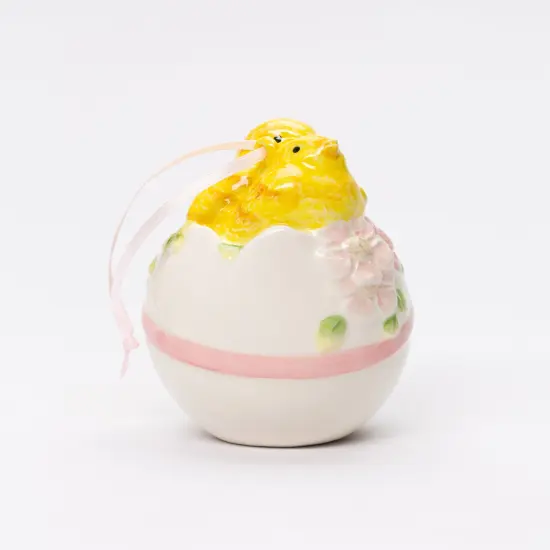Ceramic Chicks in Egg Ornament, Home D&eacute;cor, Gift for Her, Gift for Mom, Kitchen D&eacute;cor, Spring D&eacute;cor, Easter D&eacute;cor {3}