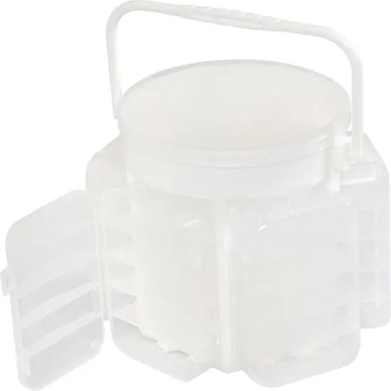 We R Craft Caddy Translucent Plastic Storage-6.3"X6.3"X5.7" Case {5}