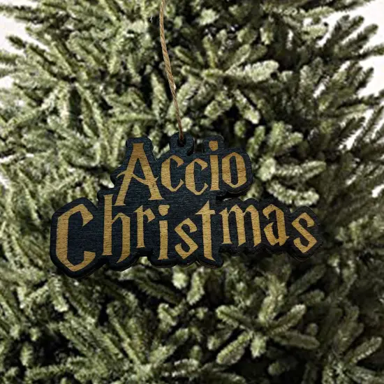 Ornament Accio Christmas - BLACK Ornament {5}