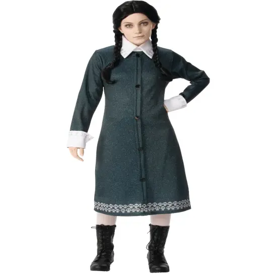 Womens The Addams Family Wednesday Addams Costume {1}