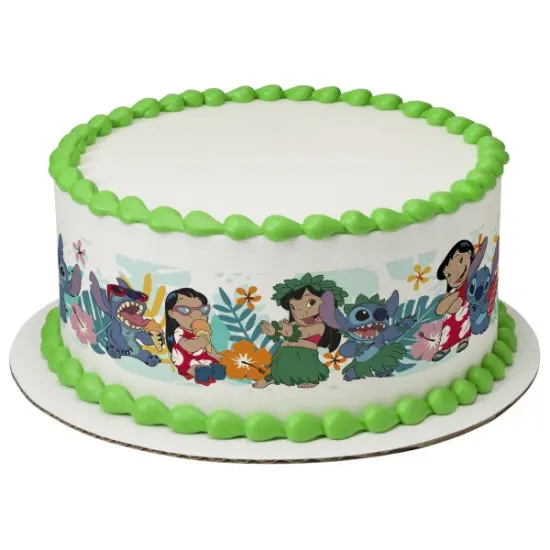 Disney Lilo and Stitch Edible Cake Topper Image Strips {3}