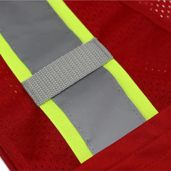 Multi Colors High-Visibility Pocket Safety Vest {6}