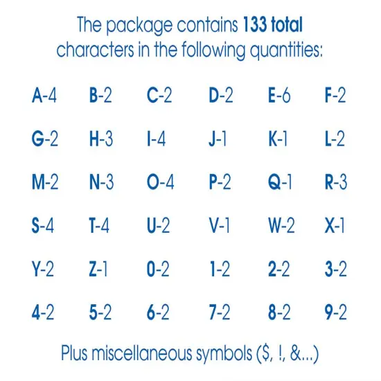 Creative Start Vinyl Self-Adhesive Letters and Numbers, 2", Helvetica Font, Red, 133 count {2}