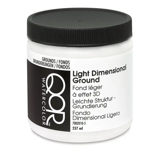 QoR Watercolor Medium - Light Dimensional Ground, 237 ml {1}