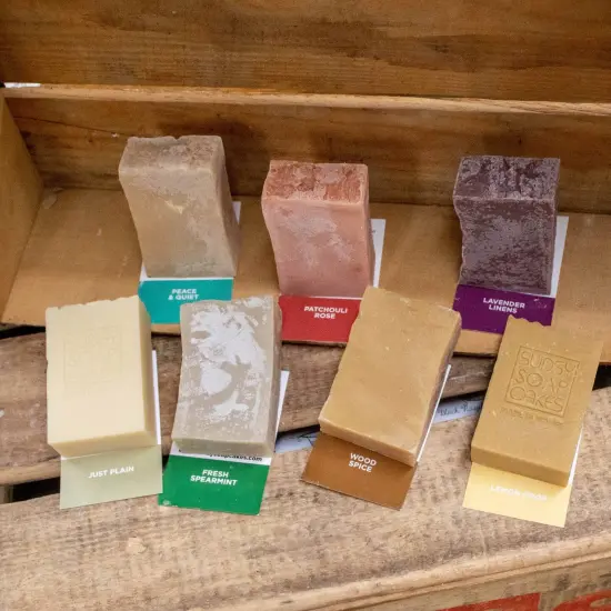 Sudsy Soapcakes Natural Soap Bars - Variety Pack of 7 Scented 4-ounce bars, Boxed {3}