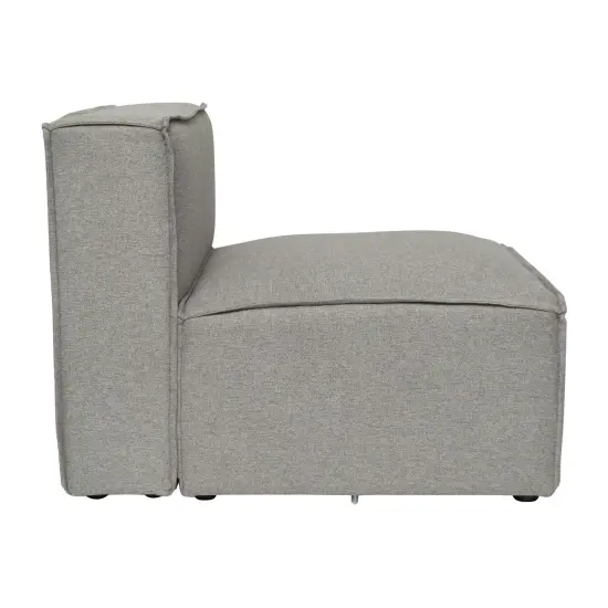 Merrick Lane Weller Modular Middle Armless Chair Dark Gray {11}