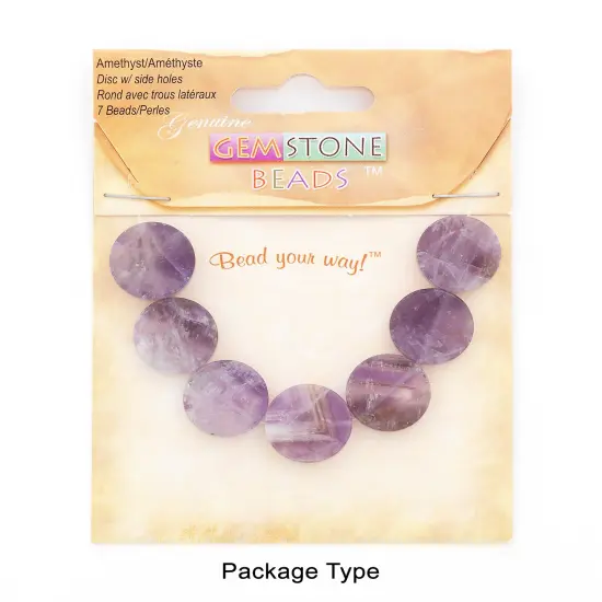Amethyst Natural Gemstone Beads and Pendants Collection - Value Pack {2}