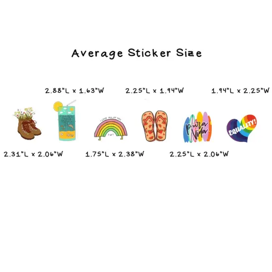 Wrapables Waterproof Vinyl Stickers for Water Bottles, Laptop, Phones, Skateboards, Decals for Teens, 100pcs Christmas {12}