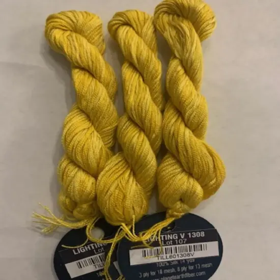 Planet Earth Fiber Ply Varigated Silk Embroidery Floss - #V1308 Lightening Multicolor {1}
