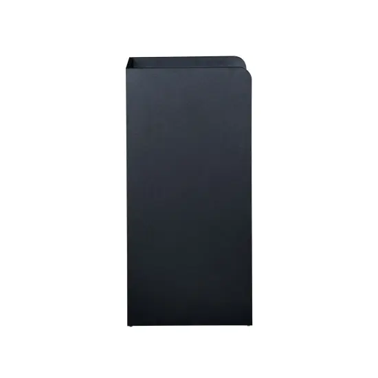 Emma and Oliver Wood Tray Top "Thank You" Restaurant Food Court Receptacle Black {5}