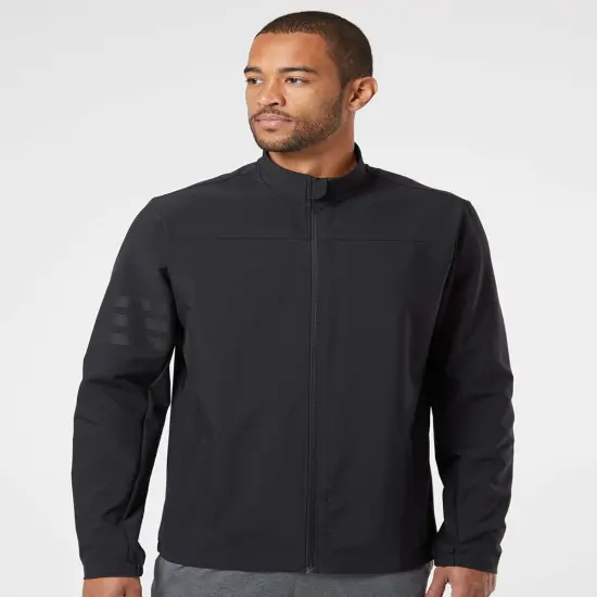 Adidas&reg; 3-Stripes Full-Zip Jacket Black/ black {7}