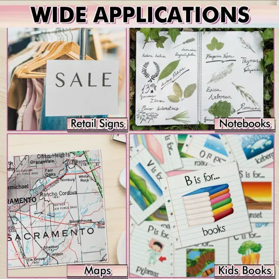 10 Sheets 8.5"x11" Ink Jet Printable White Glossy Vinyl Sticker by Sihl {6}