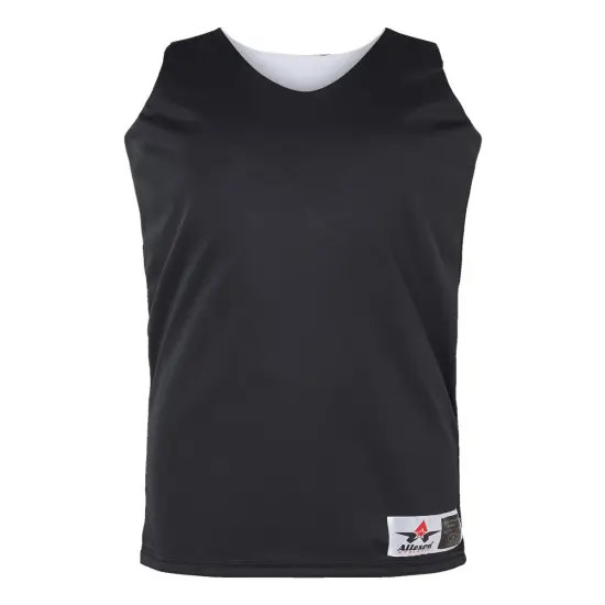 Alleson Athletic&reg; Youth Reversible Tank Black/ white {1}