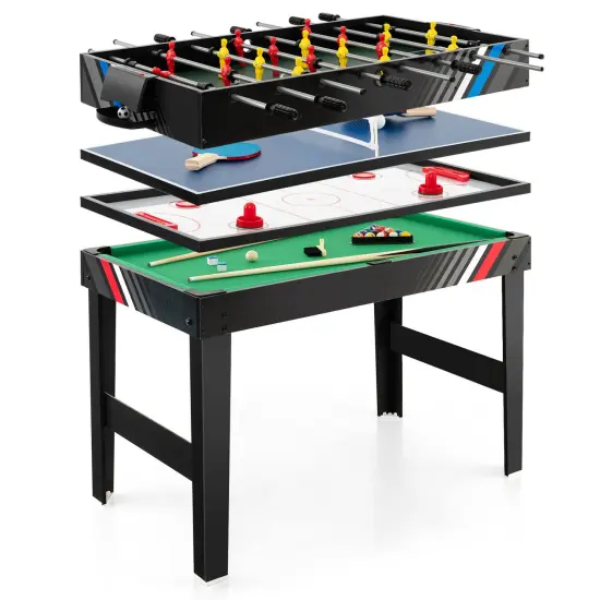 4-in-1 Multi Game Table With Pool Billiards {3}