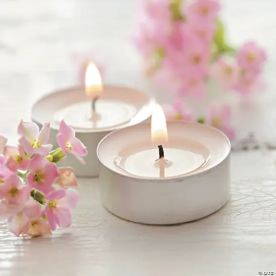 White Tea Light Candles - 50 Pc. {2}